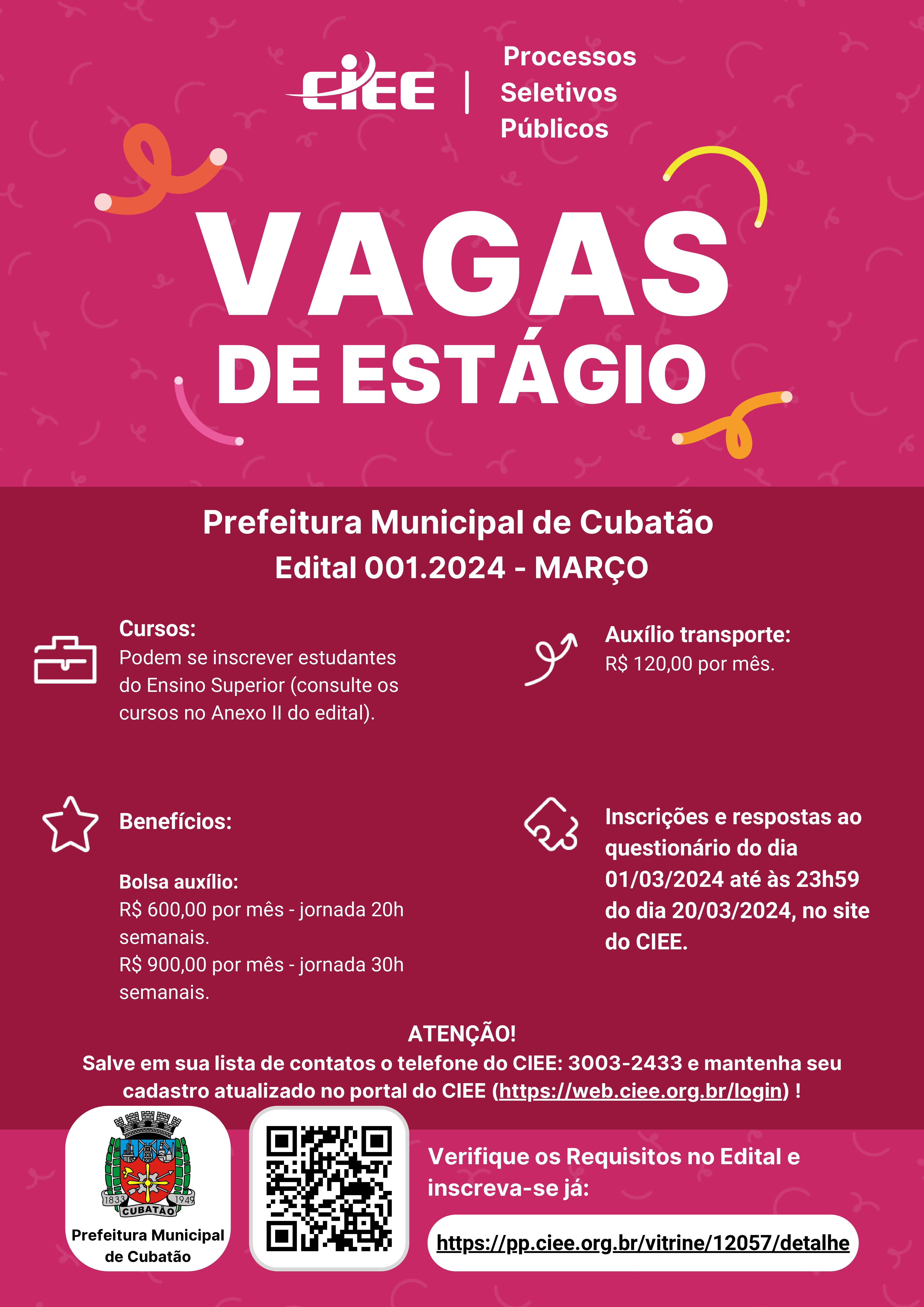 CARTAZ Prefeitura Municipal de Cubatão Edital 001.2024 MARÇO page 0001 1