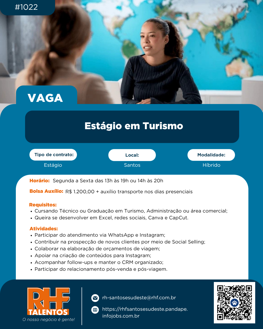 Cópia de Modelo de Divulgação de Vagas Editável 2025