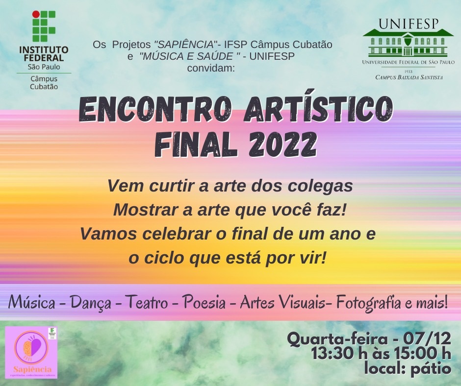 ENCONTRO ARTÍSTICO FINAL 2022